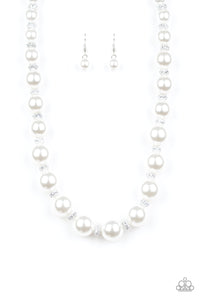 Paparazzi - Uptown Heiress - White Necklace