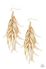 Load image into Gallery viewer, Paparazzi - Tasseled Talons - Gold earrings