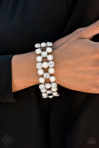 Paparazzi Diamonds and Debutantes Pearl Bracelet