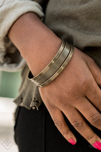 Paparazzi Big Mash Up Brass Bracelet