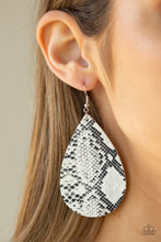 Load image into Gallery viewer, Paparazzi - Hiss, Hiss - White Earrings