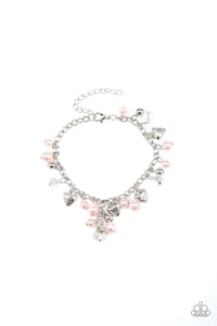 Paparazzi- Heart Haven - Pink Bracelet