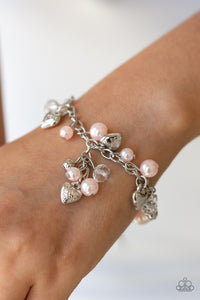 Paparazzi- Heart Haven - Pink Bracelet