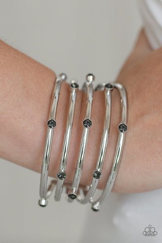 Paparazzi - Sugarlicious Sparkle - Silver Bracelet