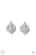 Load image into Gallery viewer, Paparazzi-Vegas Vega - Silver Earrings