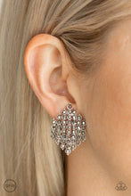 Load image into Gallery viewer, Paparazzi-Vegas Vega - Silver Earrings