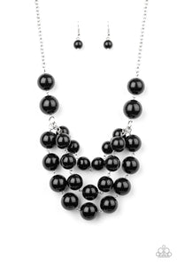 Paparazzi - Miss Pop-YOU-larity - Black Necklace