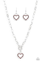 Load image into Gallery viewer, Paparazzi- With My Whole Heart - Red Necklace