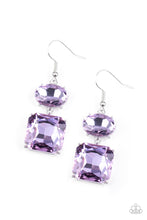 Load image into Gallery viewer, Paparazzi All ICE On Me - Purple Earrings