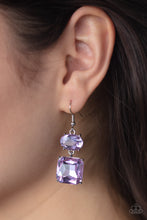 Load image into Gallery viewer, Paparazzi All ICE On Me - Purple Earrings