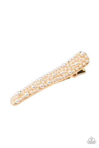 Paparazzi Wish You Were HAIR - Gold Hair Clip