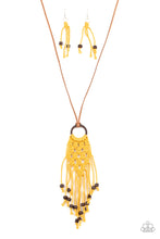 Load image into Gallery viewer, Paparazzi Its Beyond MACRAME! - Yellow