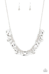 Paparazzi Long Live Sparkle - White Necklace