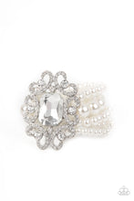 Load image into Gallery viewer, Paparazzi Rule The Room - White Bracelet