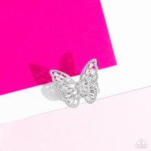Load image into Gallery viewer, Paparazzi Bright-Eyed Butterfly - White