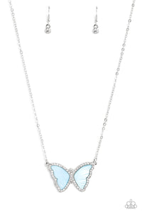 Paparazzi SHELL-bound necklace - Blue