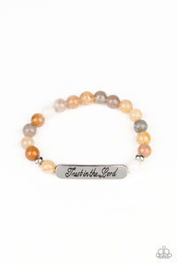 Paparazzi Keep The Trust - Brown Bracelet